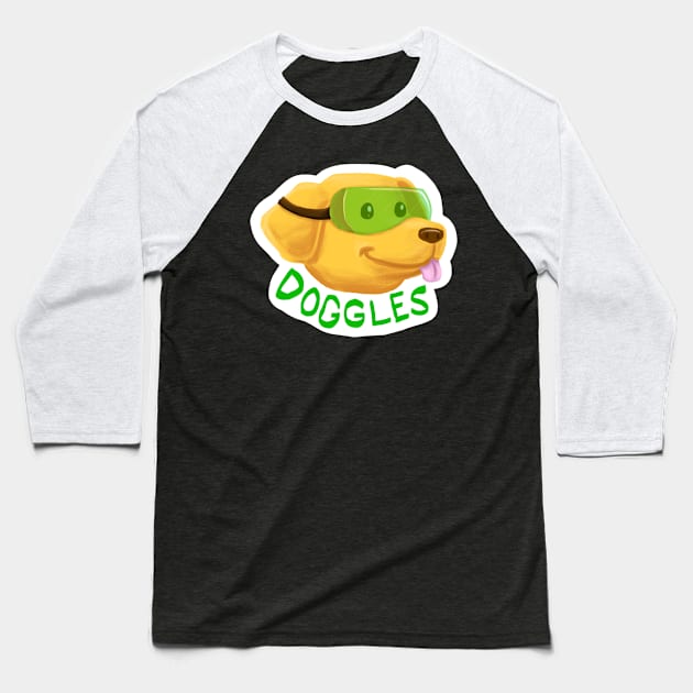 Doggles Baseball T-Shirt by bonfirefighter